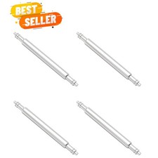 Durable Stainless Steel Watch Spring Bars Set: 18-24mm Replacement Pins