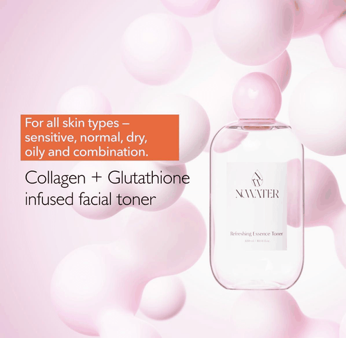 Refreshing Essence Toner Hydrating Facial Toner 10.14 fl.oz Glass Skin Barrier - Picture 2 of 5