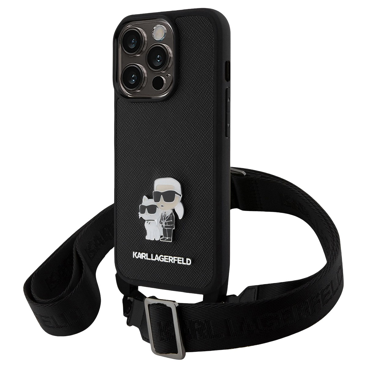 Coque iPhone 15 Pro collier antichute ajustable pour éviter les pertes et casses