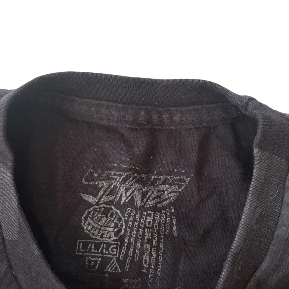 Vintage 2000s FMF Shirt Sz L Black Motorcross Racing Punk Grunge Y2K Rare Casual - Image 4 of 4