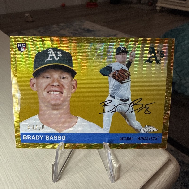 2025 Topps Chrome Platinum Numbered/Refractor Lot (10) Brady Basso Edgar Quero