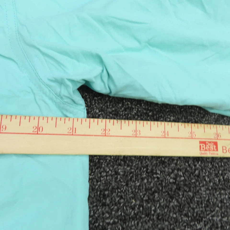 Magellan Sportswear Shirt Womens Medium Aqua Vented Fishing Nylon Long Sleeve - Image 4 of 4