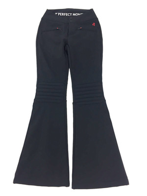 Perfect Moment Women's Ski Trousers Size XS Black Flared Logo Zip Pocket New