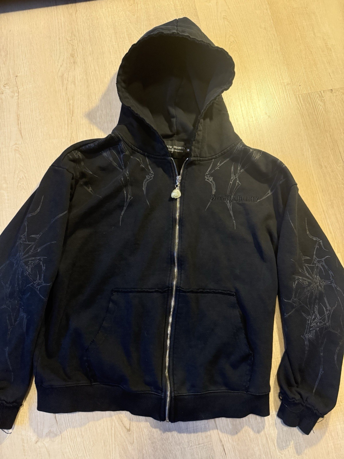 Breathe Divinity Nightmare black/black hoodie with unique design
