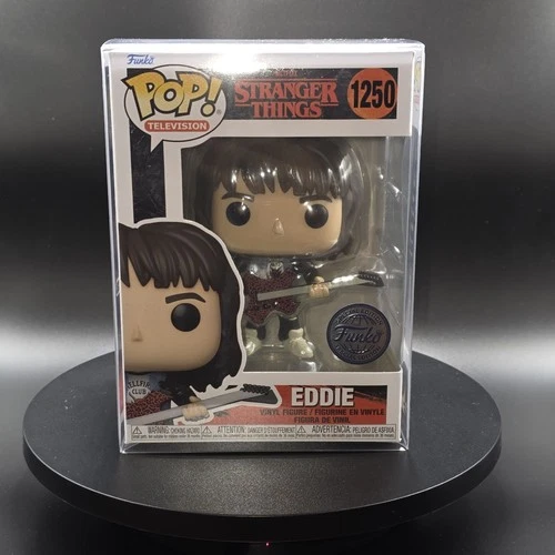 Funko Pop! Stranger Things Eddie with Guitar #1250 Special Edition W/Protector