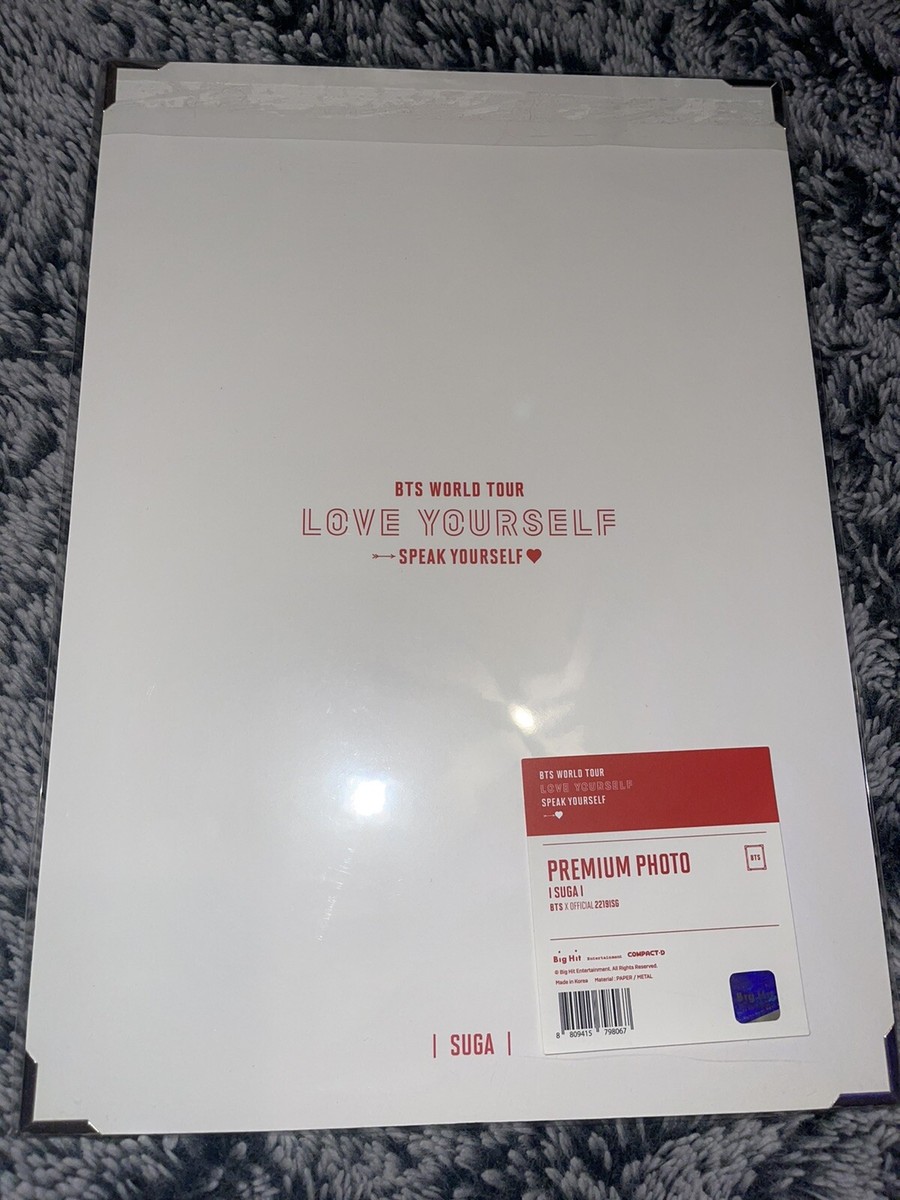 BTS SUGA プレミアムフォト LOVE YOURSELF BTS SUGA Premium Photo LYS WORLD TOUR LOVE YOURSELF JAPAN