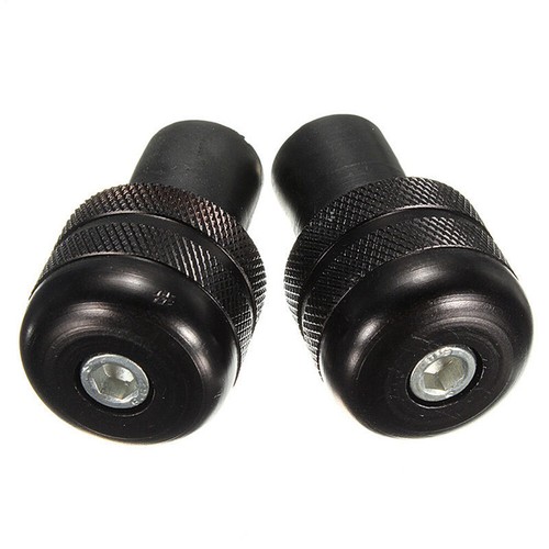 2pcs 7/8" 22mm Universal Motorcycle Bar End Caps Grips Balanced Handlebar Plugs - Picture 3 of 3