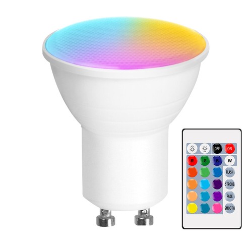 RGB E14/E26/E27 GU10 MR16 LED Light Bulbs Dimmable Remote Control Spotlight Bulb - Picture 3 of 28