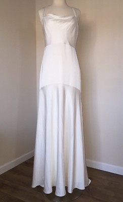 NEW JCREW $695 JILLIAN LONG WEDDING GOWN 6 IVORY LONG MAXI DRESS A9994 |  eBay
