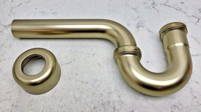 Jaclo 253-CB  P Trap with Round Box Escutcheon in Caramel Bronze