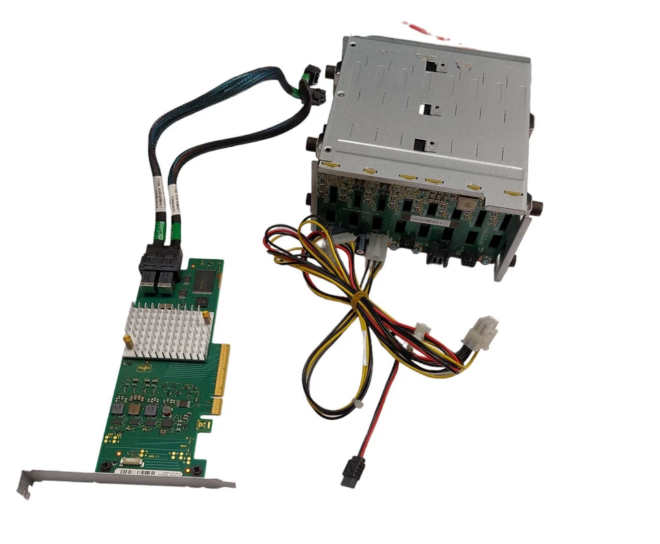 Fujitsu SAS Backplane A3C40173252 8 x 2,5 zoll inkl. Raid CP400i + Kabel D3307 - Bild 3 von 4