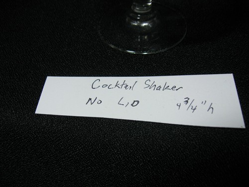 Craftsman Etched Cut Crystal Wheat Cocktail shaker (s) NO LID MORE in store !! - Picture 4 of 4