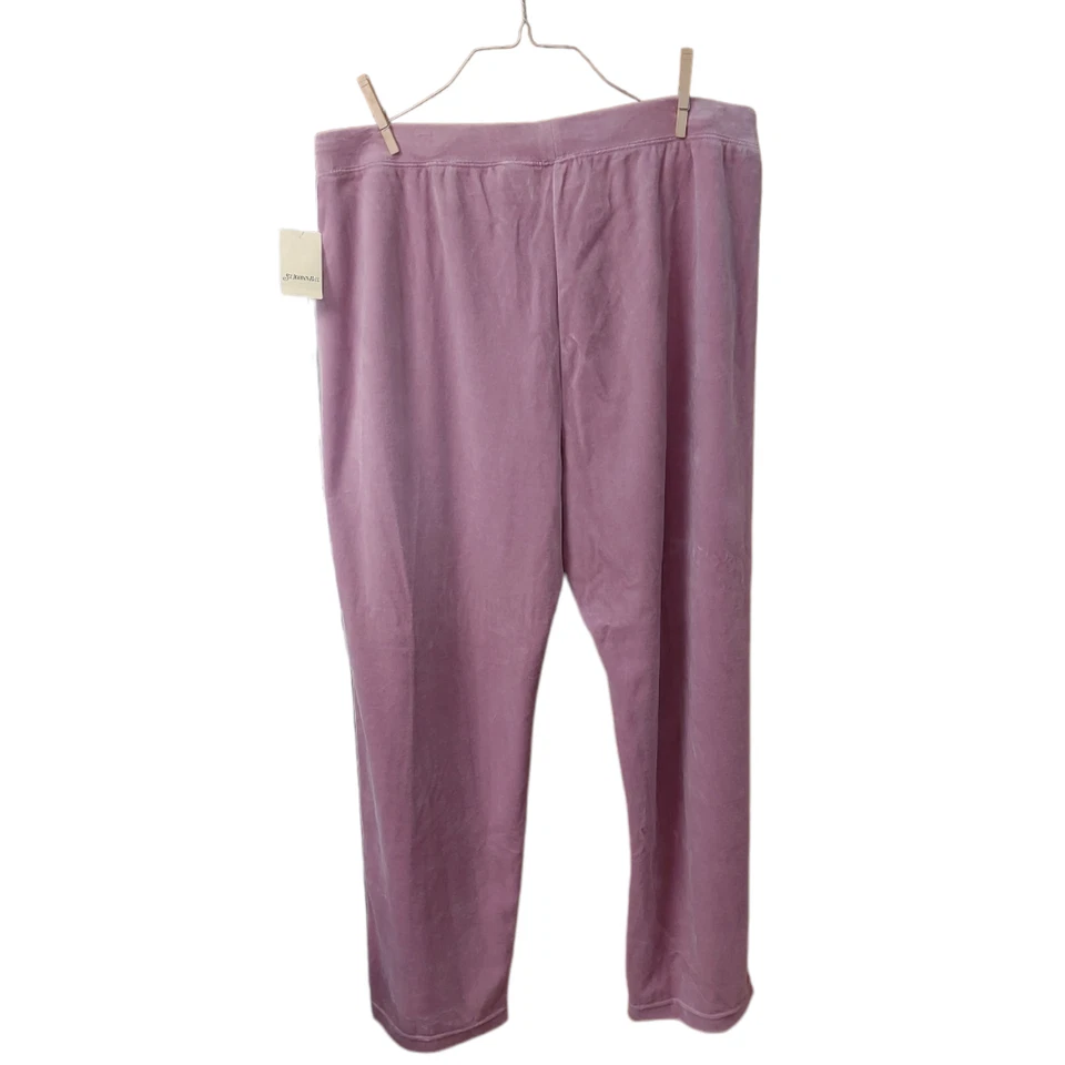 Calça jogger St John's Bay feminina plus size 1X lã elástica cintura cordão - Imagem 4 de 4