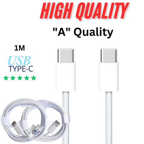 60W USB-C Type C Fast Charging Cable For Apple iphone 15/16/Plus,Pro,Max Wall 1M - Picture 9 of 14