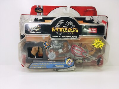 Vintage Battle Bots 2001 Road Champs Grip N Grapplers Robot Toy Sealed & New