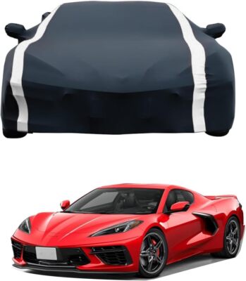 Car Cover for Corvette C8 Z51 Z06 2020-2025 Stretch Satin DustProof Protection