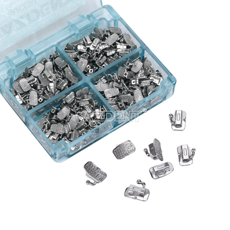 Dental Orthodontic Buccal Tubes 1st 2nd Molar Roth/MBT 022 018 Bondable Non-Conv - Image 3 of 4