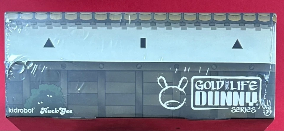 Gold Life Dunny 3" - designs by Huck Gee - Sealed Case - Kidrobot - Urban Vinyl - Immagine 3 di 4