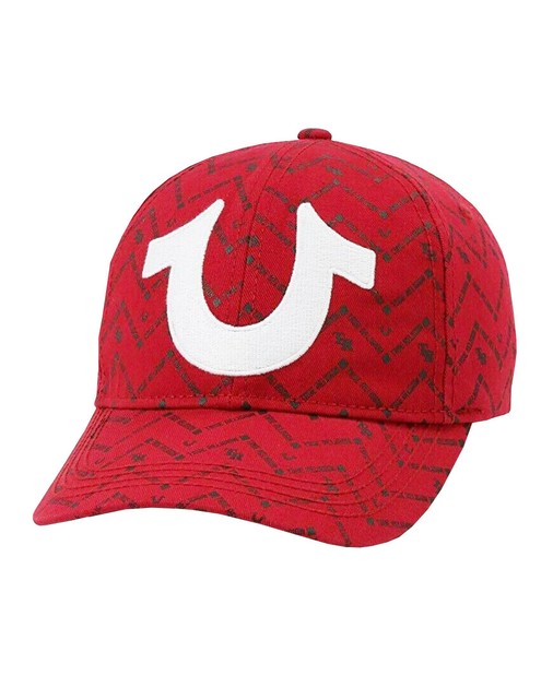 True Religion Men's Chevron Horseshoe Logo Baseball Cap Hat Red TR2589T for sale online eBay