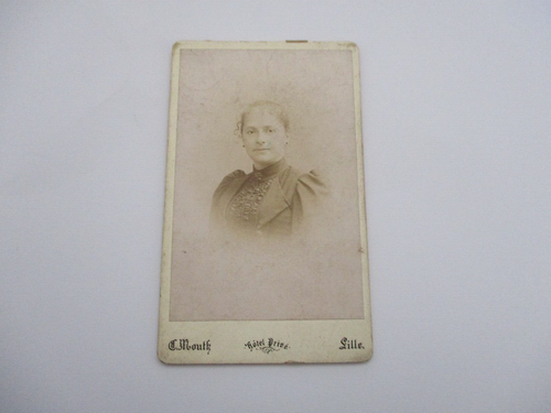 LOT 7 PHOTOGRAPHIES anciennes CDV Otto Mertens Photo Enfant Femme EUR 5,00 - FR