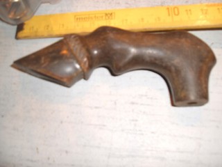 Einzelstück Horngriff nostalgisch Griff Horn Antik für Spazierstock