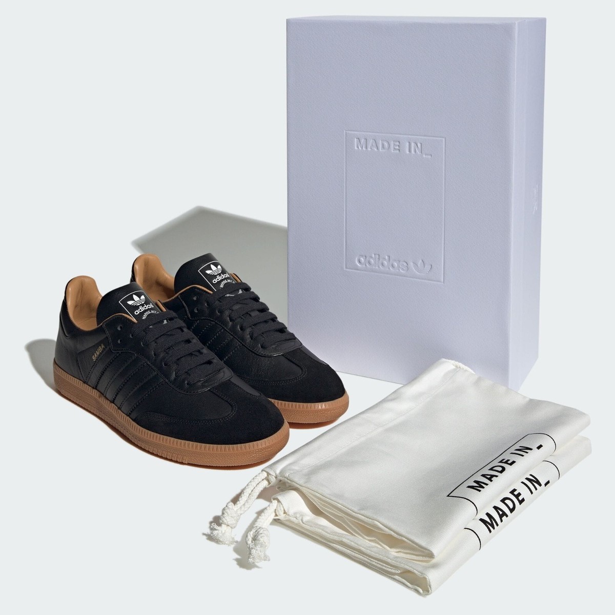 adidas Originals Samba OG Made in Italy Core Black Gum adidas Originals Samba OG Made in Italy Core Black Gum
