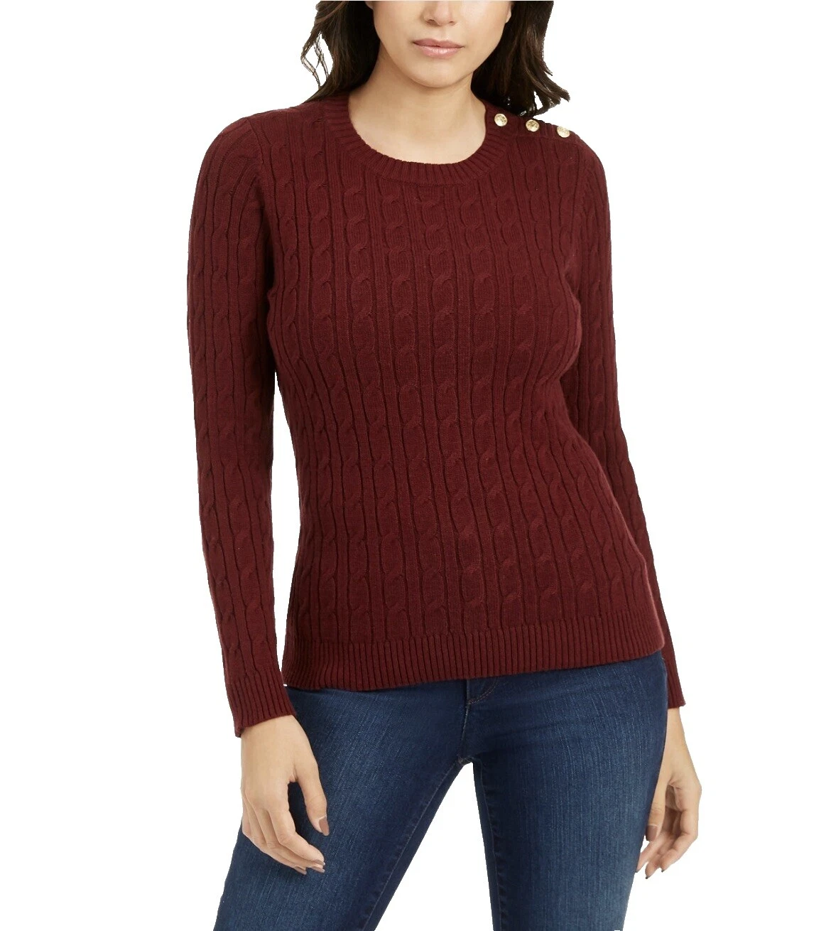 Suéteres sólido de nylon Charter Club para Mujeres