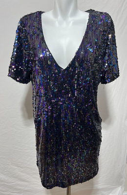 boohoo purple sequin dress Purple Sequin Cowl Neck Maxi Dress