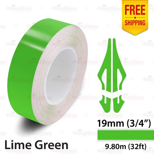 PinStriping Pin Stripe Adhesive Tape Body Styling Decal Vinyl Sticker LIME GREEN - Picture 20 of 27