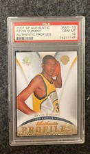 2007 SP AUTHENTIC PROFILES KEVIN DURANT RC PSA 10 Rookie Sonics Nets
