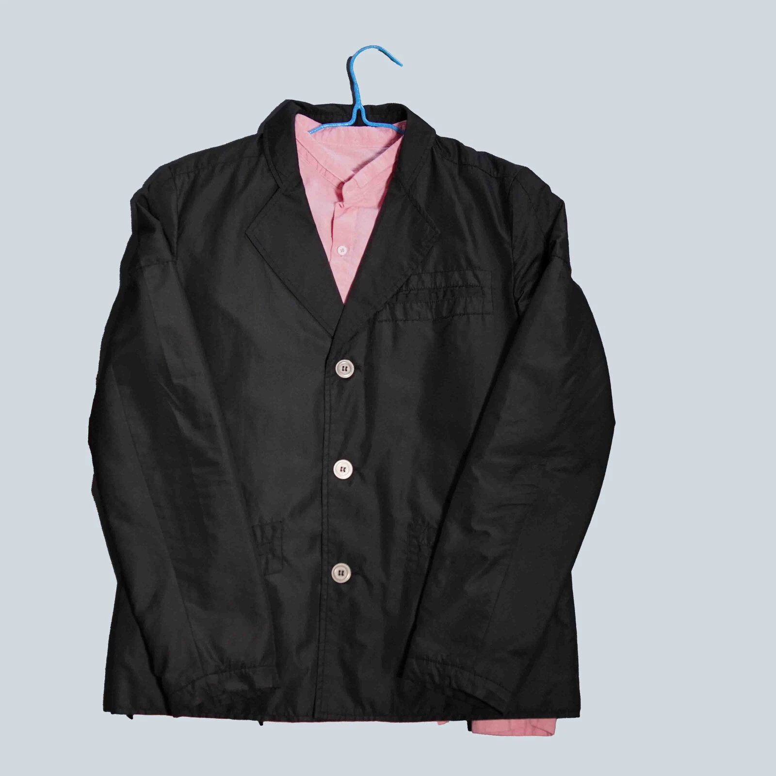 Windbreaker Sports Jacket with FREE Button Down Shirt Men's Large