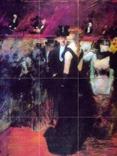 Paris Opera Tile Mural Kitchen Bathroom Wall Backsplash Art 12.75x17