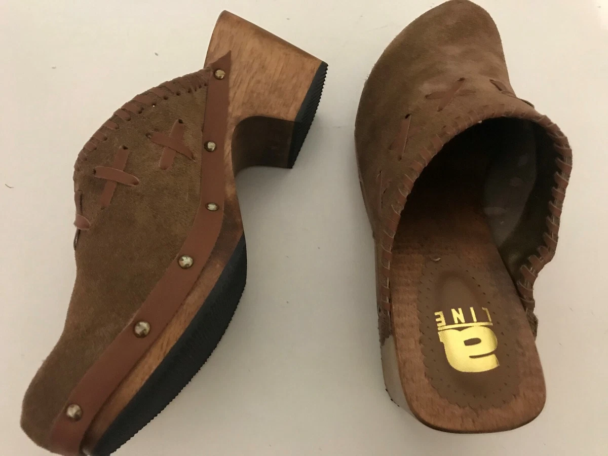 Aline Little Kid Big Kid 12 2005 Clog Rust Suede 7M US Big Kid