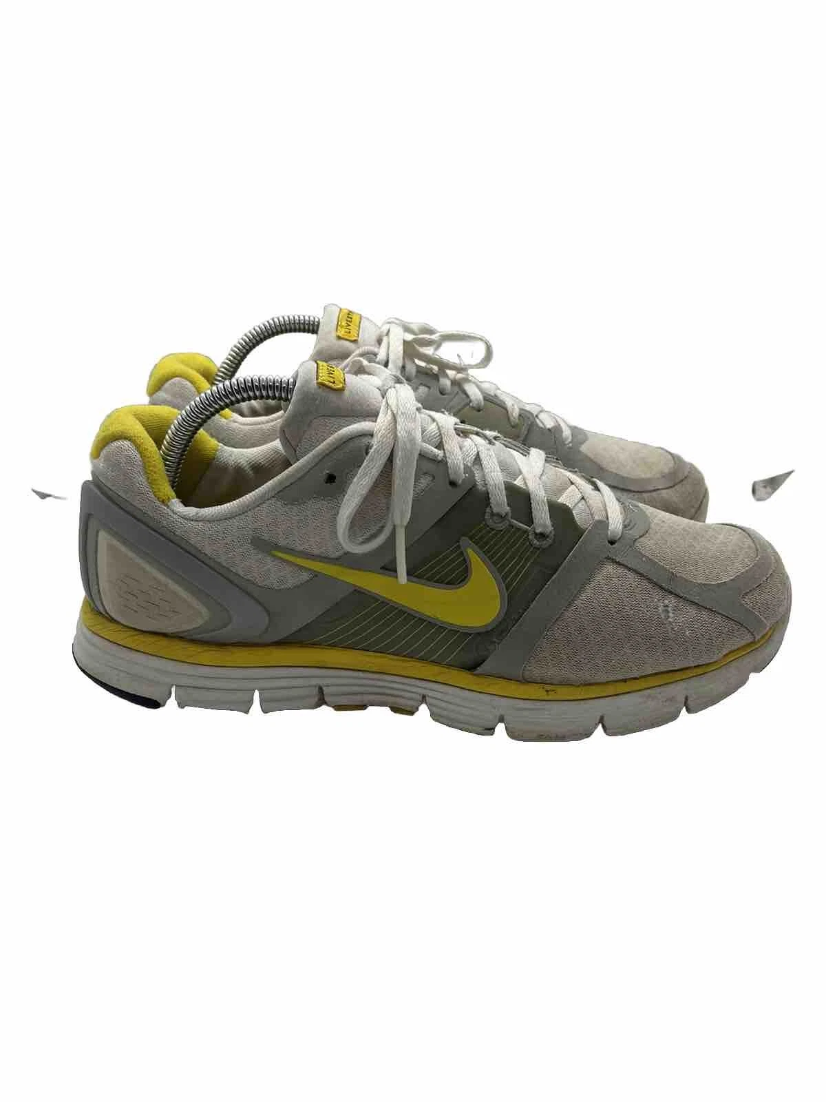 Scarpe da corsa Nike Livestrong bianche grigie sintetiche donna taglia 10 390185 100