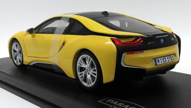 Paragon 1/18 Scale Diecast - PA-97087 BMW i8 Speed Yellow - Image 2 of 4