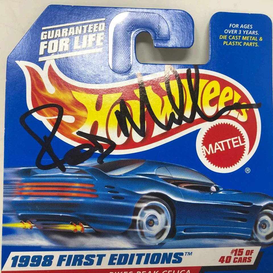 复古全新 IP 风火轮签名 Rod Millen #652 第一版 Pikes Peak Celica  — 第 2/4 张图片