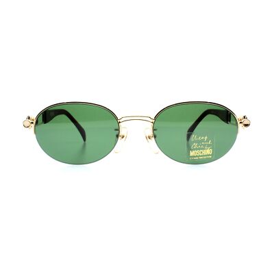 Gold Vintage Moschino MO5792 Sunglasses | eBay