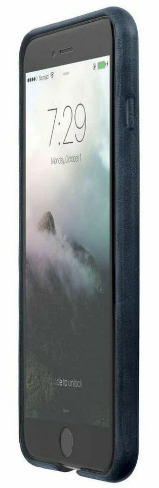 全新 Nomad iPhone 8/7 午夜蓝色 Horween 皮革 360 保护壳 Patina Minimal 苹果 — 第 4/4 张图片
