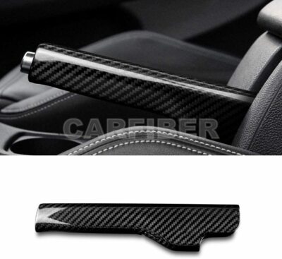 Carbon Fiber Parking Brake Handbrake Cover For VW EOS Scirocco Golf 6 Golf Plus