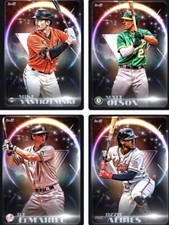 Topps Bunt DIGITAL 21 Eclipse Black Base 4Pack Albies LeMahieu Olson Yastrzemski