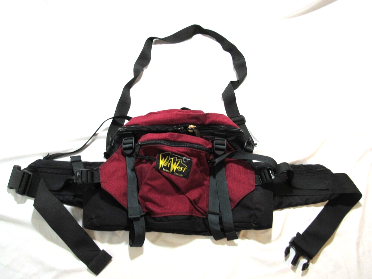 RARE VINTAGE WILD WEST BOULDER COLORADO HIKING WAIST Pouch BAG
