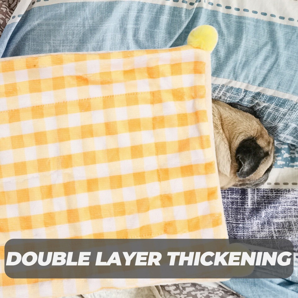 Cloth Pet Blanket Puppy Cushion for Winter Dog Bed Cushions Fleece