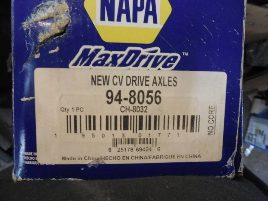 NUEVO Napa Max Drive CV Joint Drive AXLE 94-8056 Foto 2 de 4