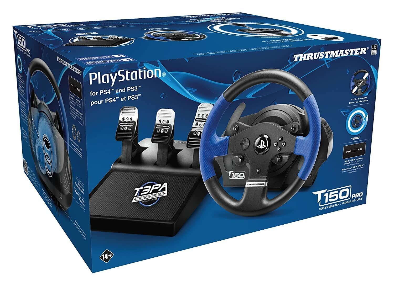 T150 Racing Wheel PlayStation 4/3 and PC (0663296420664) 663296420664 |