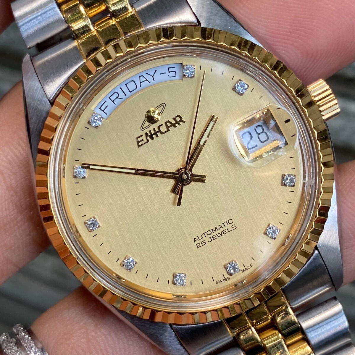 ENICAR 自動巻き腕時計 25 jewels ENICAR 自動巻き腕時計 25 jewels