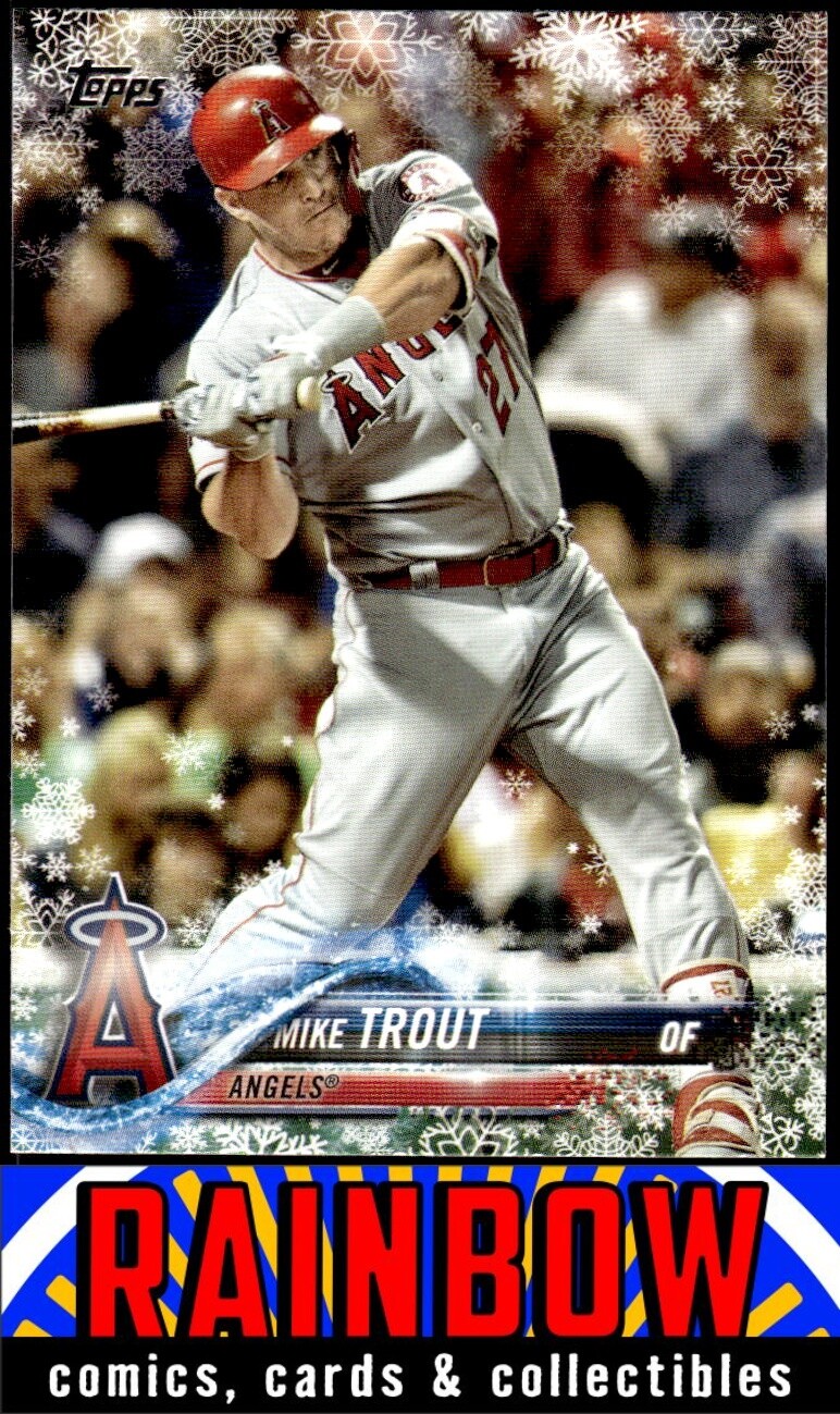 2018 Topps Holiday #HMW100 Mike Trout