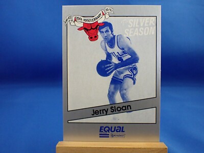 Chicago Bulls The Silver Season Equal Star 1991 Jerry Sloan
