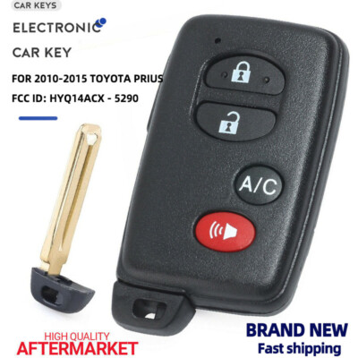 For 2010-2015 TOYOTA PRIUS SMART KEY KEYLESS REMOTE HYQ14ACX UNLOCKED W/ AC