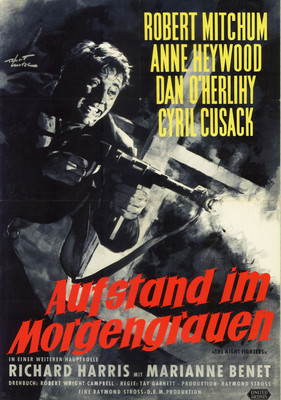 Aufstand im Morgengrauen ORIGINAL Kinoplakat A1 Robert Mitchum / Richard Harris
