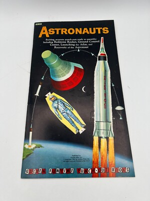 1961 GOLDEN FUNTIME PUNCHOUT BOOK ASTRONAUTS ORIGINAL UNUSED